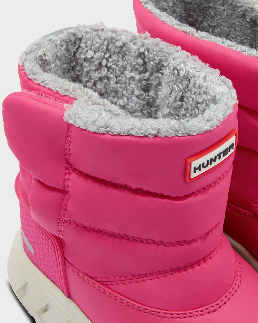 Snow Boots Kinderen - Hunter Original Little Insulated - Licht Roze - 43BZECMWK